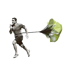 Longsing Resistance Running Umbrella Speed Training Resistance Soccer Training Weight Bearing Fitness Parachute for Improving Speed, Stamina, Strength and Accelleration (Green)