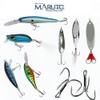 Maruto Barbed Treble Hooks for Effective Fishing | Small &