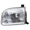 TRQ Driver Side Headlight Assembly H4 Bulb PC Lens Compatible