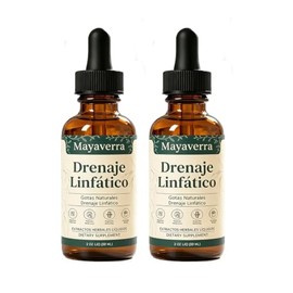 Mayaverra Drenaje Linfático  Gotas Naturales, 2 FL OZ (2PCS120ML)                                                                                     