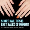 TOMICCA Ballerina Short Nail Tips with Nail Glue Set, Nail