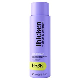HASK, Thicken  Biotin  Collagen, Acondicionador con Biotina y Colágeno para Cabello Fino, Desenreda y Fortalece, 473 ML
