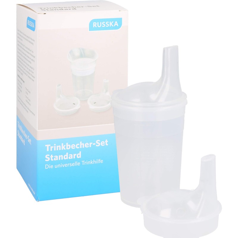 TRINKBECHER-SET Standard with Deck for Tea and Porridge Pack of