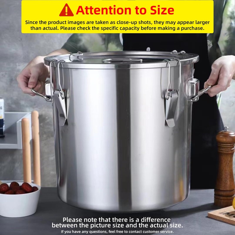 Verdeho 304 stainless steel food storage containers with lids lock