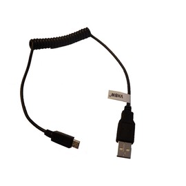 vhbw Micro-USB Kabel (USB A auf Micro USB) kompatibel mit Nikon Coolpix W150 - USB Datenkabel, 100 cm Schwarz