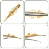 VOCOSTE Pack of 2 long metal duckbill hair clips, 5.31