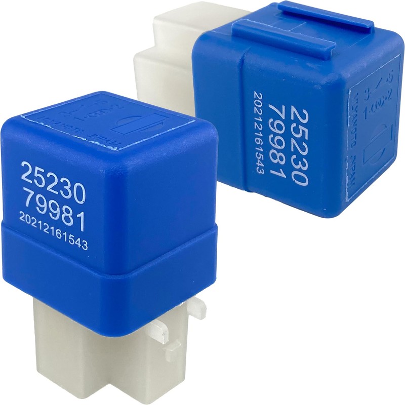 25230-79981 Relay (2-Pack) 12V 25A 4-Pin SPST Automotive Power Relay