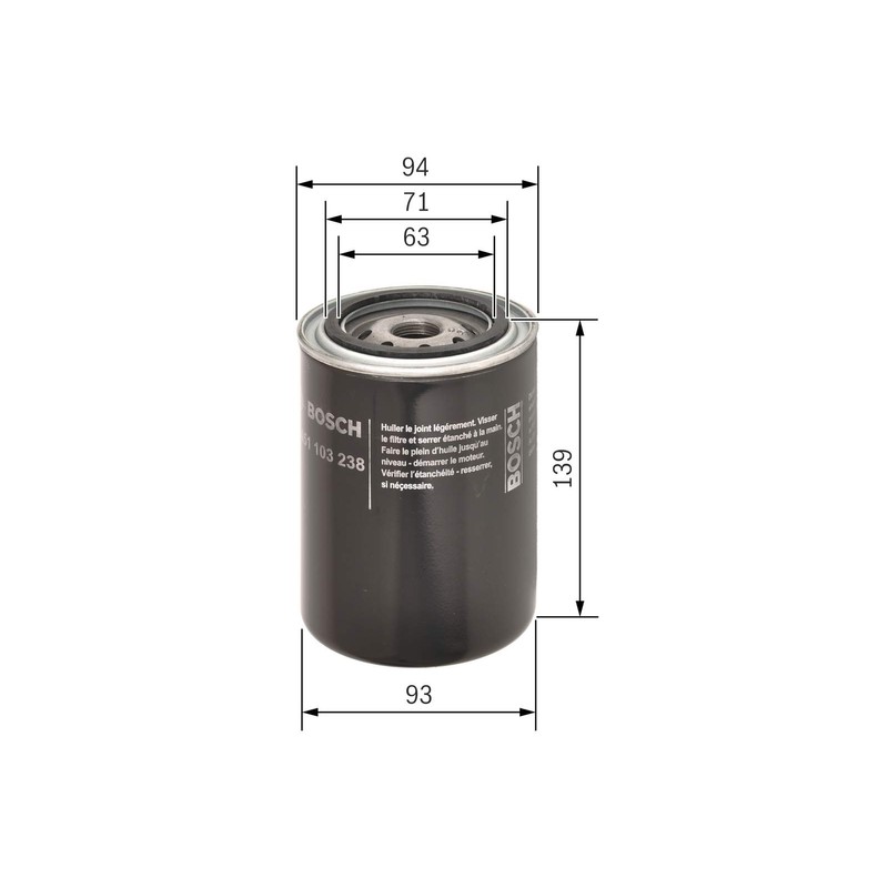 Bosch 0451103238 Oil Filter