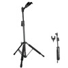 AROMA Universal Portable Guitar Stand with Auto-Lock Neck Holder and