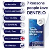 DENTELO Professional Teeth Whitening Strips,42 Non-Sensitive, Safe for Enamel, Anti