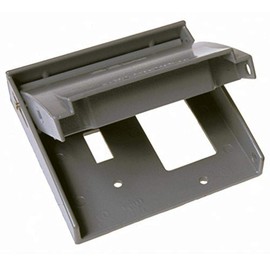 Hubbell-Bell 5043-0 Padlockable Weatherproof Cover, 4-9/16-Inch X 4-1/2-Inch