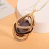Mecool Three Layer Pendant Necklace Long Statement Pendant Necklace Long