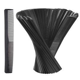 36 Pack Hair Comb Pocket Size Unbreakable Plastic Hairdressing Styling Combs Black