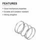 DTGN 1.2x20x25mm(DxODxL) Compression Spring - 10Pack - Good for Machinery