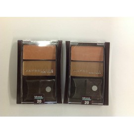Maybelline 2 X MAYBELLINE MINERAL POWER BRONZING POWDER DUO ( FIERY SUNSET #20 ) NEW.