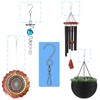 Wind Spinners, 2× 3D Stainless Steel Outdoor Hanging Wind Spinner,