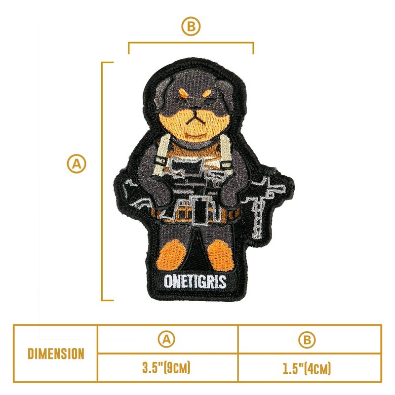 OneTigris K9 Patch Dog Morale Patch for Vest Harness Collar