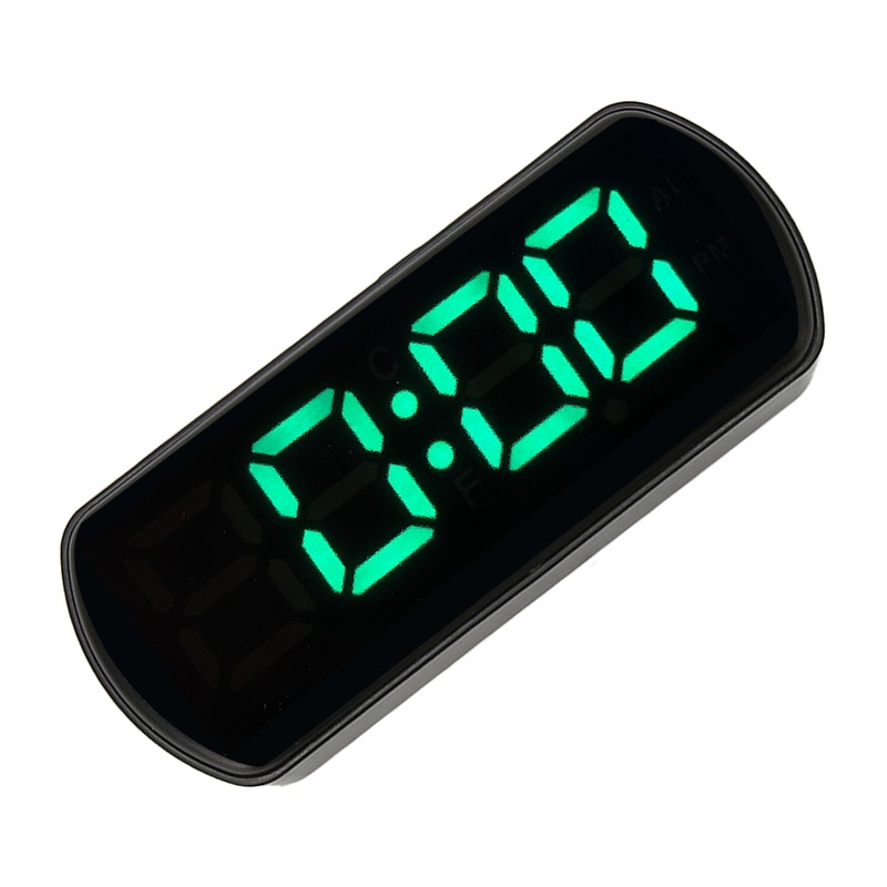 LED Clock Dual Mode Auto Dimming Temperature Display Snooze Function