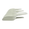 TUPPERWARE Baking Flour Scoop (3) White Flour Sugar Baking Aid