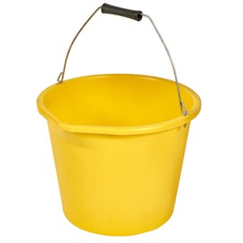 Saddlers Stable Bucket, 3 Gallon, Yellow