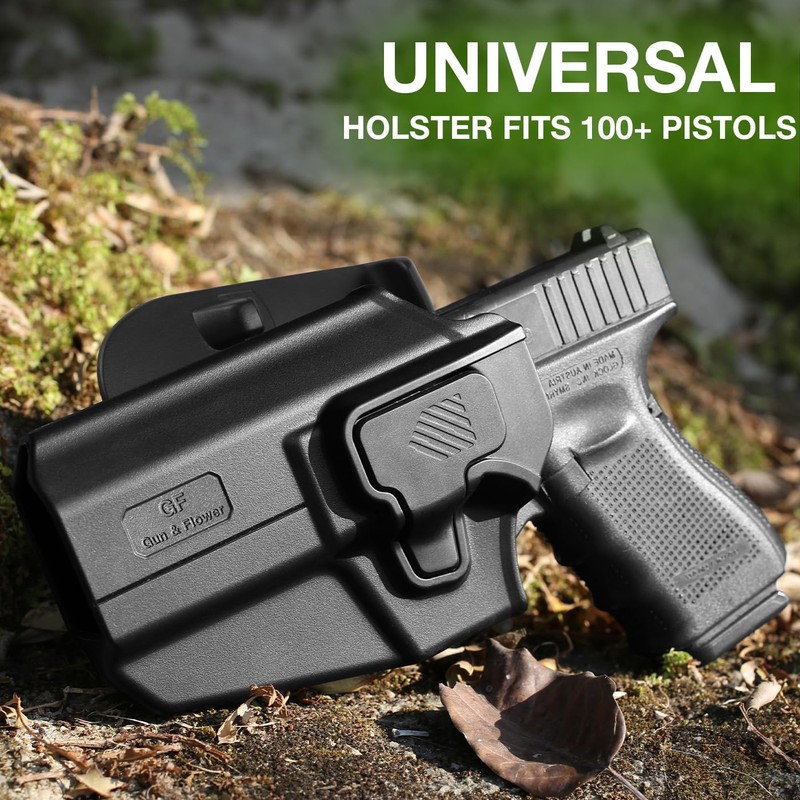 KDTAC Universal OWB Holster, Holds Over 100 Pistols, Index Finger