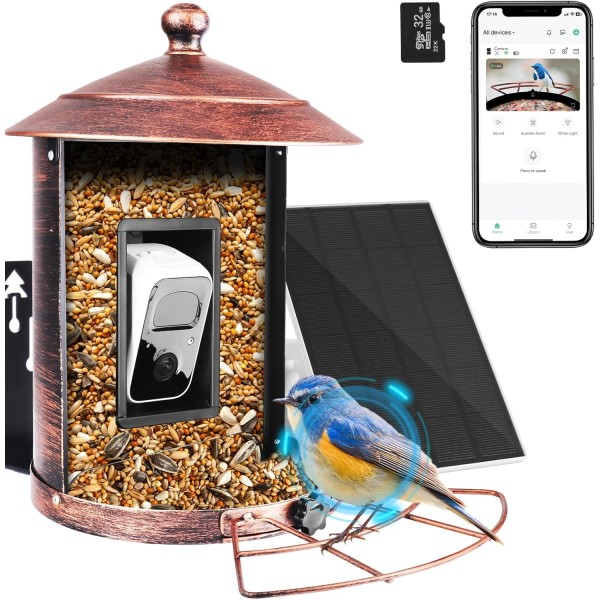 Does not apply Bird Feeder with Camera Wireless Outdoor, Smart