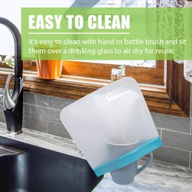 Reusable Gallon Food Storage Bags - 10 Pack Extra Thick Reusable Gallon Freezer Bags Leakproof Plastic Free Lunch Bag