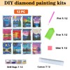 TINY FUN 12 Pack Diamond Painting Kits for Adults 5D