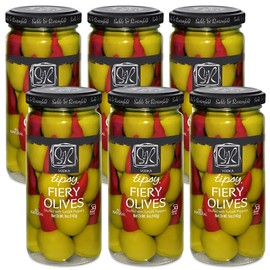 Sable and Rosenfeld Tipsy Fiery Olives, 5.0 Ounce (Pack of 6)