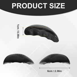 Shoe Filler for Too Big Shoes, Toe Insert to Make Boot Fit Tighter Shoe Pads Toe Fillers Cushion Inserts for Loose Boots for Men and Women (Size S, 2.36x0.39 Inch)