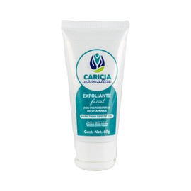 CARICIA AROMÁTICA — Exfoliante Facial con Vitamina E 60 g | Todo Tipo de Piel | Cuidado Facial