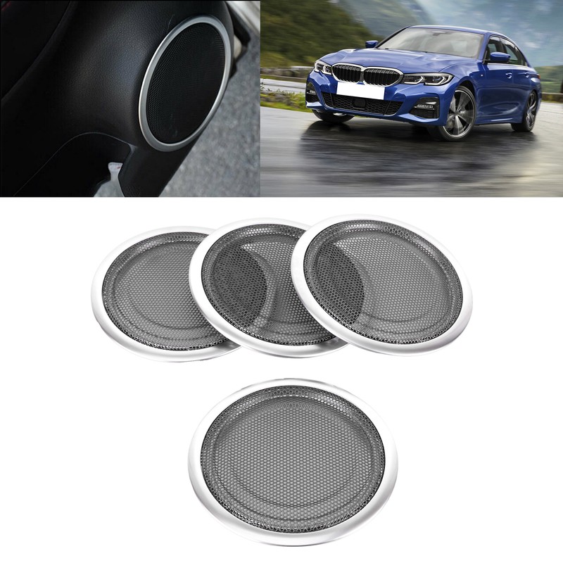 Inner Door Speaker Frame Cover Trim Decor Fit for 3/4