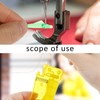 Oruola 12pcs Needle Threader for Sewing Machine,Fish Sewing Machine Needle