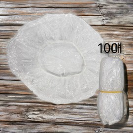 Dajuja Beauty Dyeing Towel Perm Set Beauty Salon Multipurpose Self Hair Disposable Vinyl Shower Cap 3 Vinyl Caps Transparent / 다주자뷰티 염색용타올 파마용세트 미용실 다용도 셀프 헤어 일회용 비닐 샤워캡 비닐캡 3개 투명