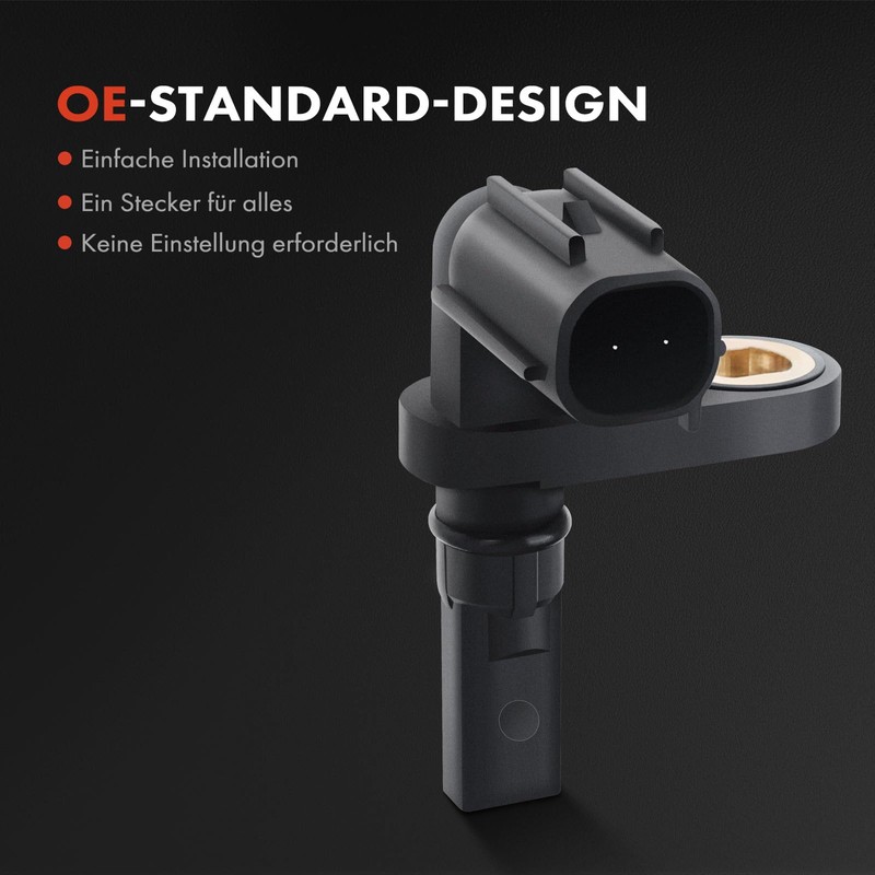 Frankberg 2 x ABS Speed Sensor 2-Pin Front Axle Compatible