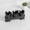 PRETYZOOM 2 Unidades Soporte Pared Negro de Plástico para Aspiradora