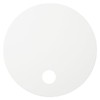 Round Fan, White, Plain, Diameter 8.3 inches (21 cm), Round, 10 Pieces, Handmade for Making Original Fans