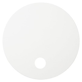 Round Fan, White, Plain, Diameter 8.3 inches (21 cm), Round, 10 Pieces, Handmade for Making Original Fans