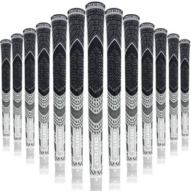 KOFULL Midsize Golf Grips, Golf Club Grips Golf Grips (Gris Midsize)