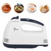Hand Mixer Portable 7 Gears Lightweight White Stainless Steel Electric