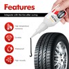 XTryfun Black Tire Glue for Rubber Adhesive for Sidewall Bonding