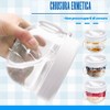 Juwacoo Overnight Oats - 4 contenitori per Cereali, con Coperchio,