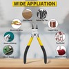 BOOSDEN Wire Cutter,6.5 inch Side Cutters,Spring Loaded Wire Cutters for