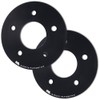 MAQs Forged 114.3 5 Hole 5mm Wheel Spacer Aluminum Steel Wheel Single Hole 2pcs Black
