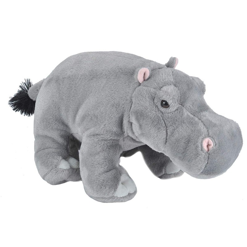 Wild Republic Hippo Plush, Stuffed Animal, Plush Toy, Gifts for
