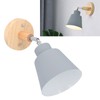 Wall Sconces Modern Minimalist Style Wood Art Decorative Grey Wall