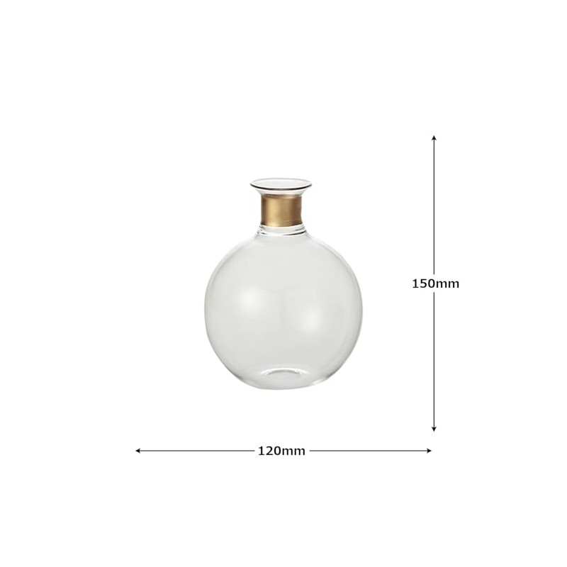 Elcomune Vase Tronco Felice Gold Ring S C TRFE-009
