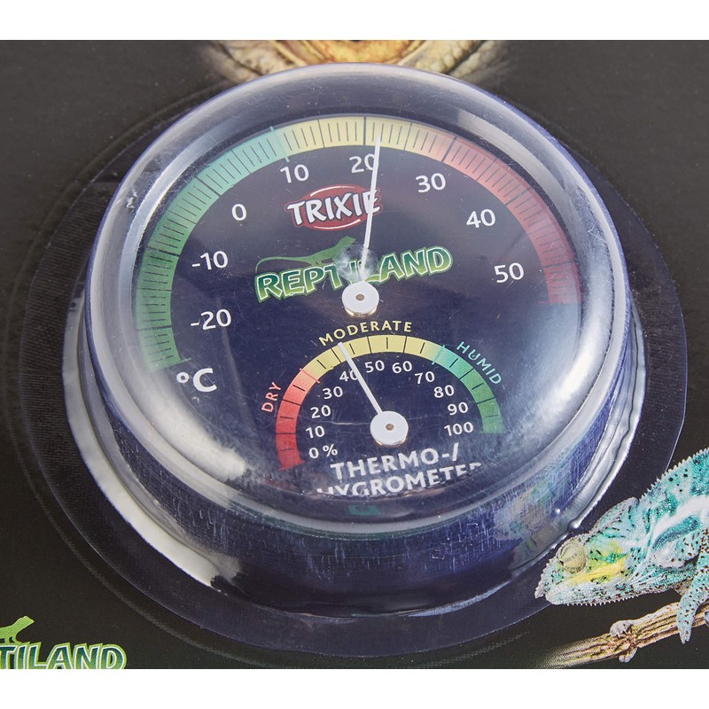 Trixie 76113 Analogue Thermo/Hygrometer, Diameter: 7.5 cm