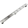 Neodrain 36 Inch Rectangular Linear Shower Drain with Brick Pattern