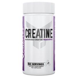FINAFLEX Pure CREATINE - 150 Capsules - Promotes Muscular Strength, Size & Performance - 100% Pure, Micronized Creatine Monohydrate - NSF Certified - 50 Servings